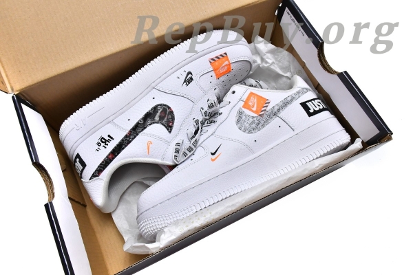 Top Version Nike Air Force 1 Low Just Do It Pack White/Black AR7719-100 - Image 18