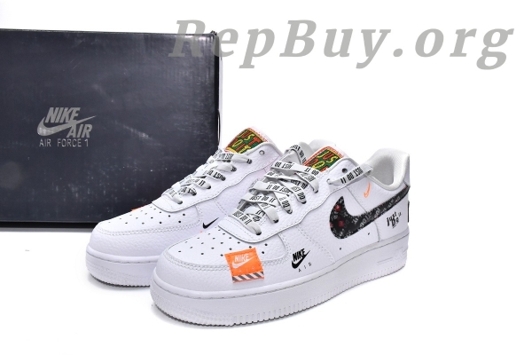 Top Version Nike Air Force 1 Low Just Do It Pack White/Black AR7719-100 - Image 19