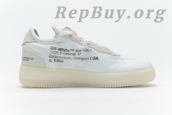 Top Version Nike Air Force 1 Low Off-White AO4606-100 - 图片 3