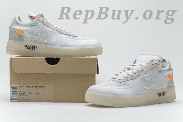 Top Version Nike Air Force 1 Low Off-White AO4606-100 - 图片 24