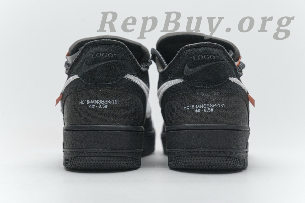 Top Version Nike Air Force 1 Low Off-White Black White AO4606-001 - Image 6
