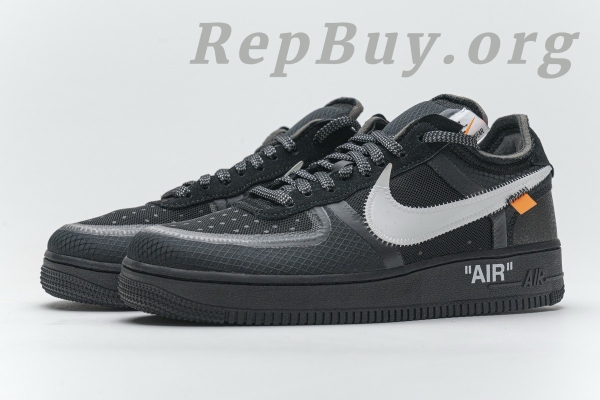 Top Version Nike Air Force 1 Low Off-White Black White AO4606-001 - Image 7
