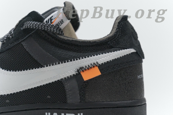 Top Version Nike Air Force 1 Low Off-White Black White AO4606-001 - Image 14