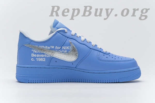 Top Version Nike Air Force 1 Low Off-White MCA University Blue CI1173-400 - Image 3