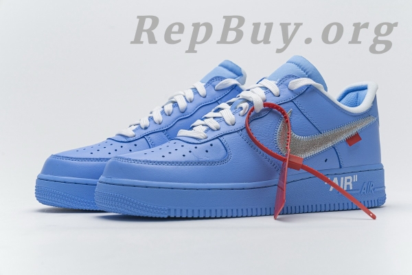 Top Version Nike Air Force 1 Low Off-White MCA University Blue CI1173-400 - Image 6