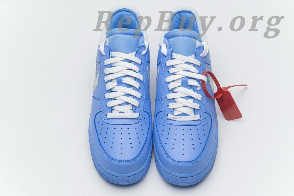 Top Version Nike Air Force 1 Low Off-White MCA University Blue CI1173-400 - Image 8