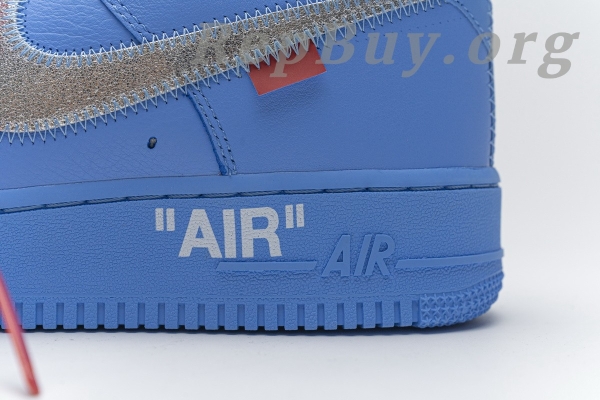 Top Version Nike Air Force 1 Low Off-White MCA University Blue CI1173-400 - Image 14