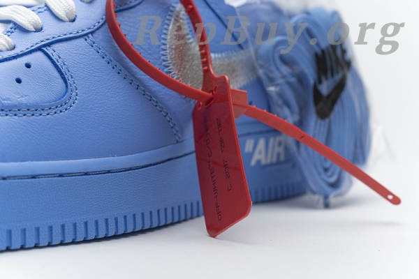 Top Version Nike Air Force 1 Low Off-White MCA University Blue CI1173-400 - Image 18