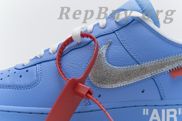 Top Version Nike Air Force 1 Low Off-White MCA University Blue CI1173-400 - Image 13