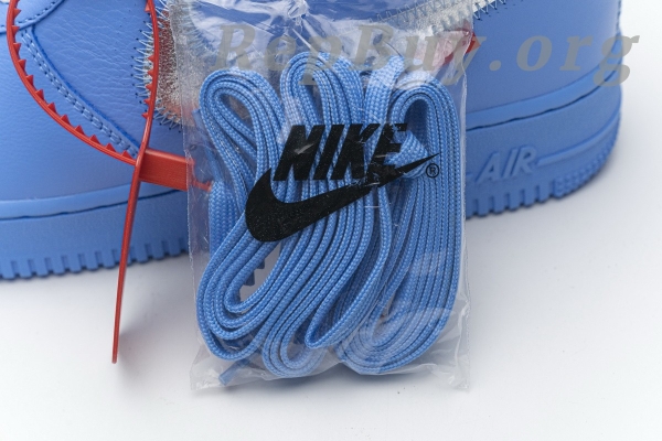Top Version Nike Air Force 1 Low Off-White MCA University Blue CI1173-400 - Image 9