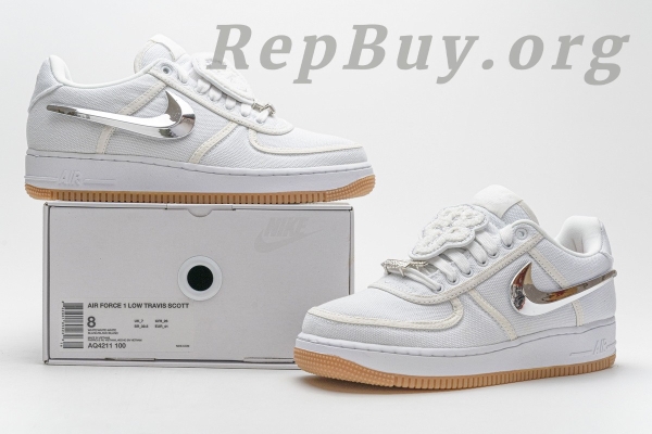 Top Version Nike Air Force 1 Low Travis Scott (AF100) AQ4211-100 - 图片 25