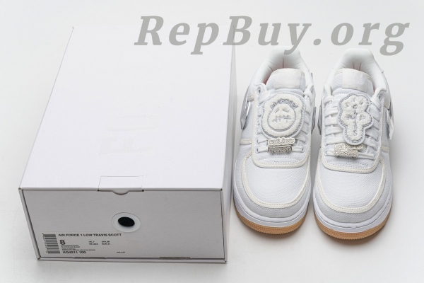 Top Version Nike Air Force 1 Low Travis Scott (AF100) AQ4211-100 - 图片 24