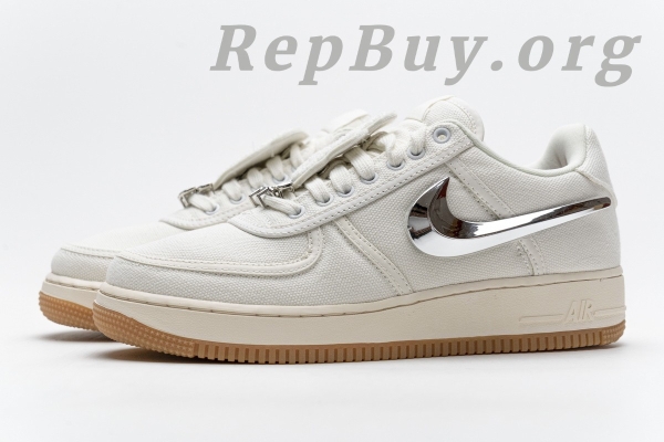 Top Version Nike Air Force 1 Low Travis Scott Sail AQ4211-101 - 图片 4