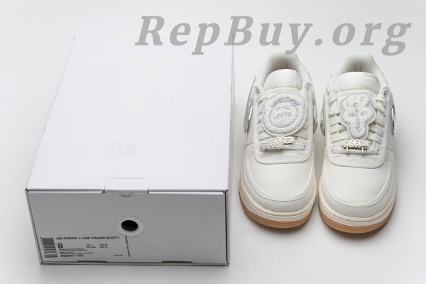 Top Version Nike Air Force 1 Low Travis Scott Sail AQ4211-101 - 图片 20