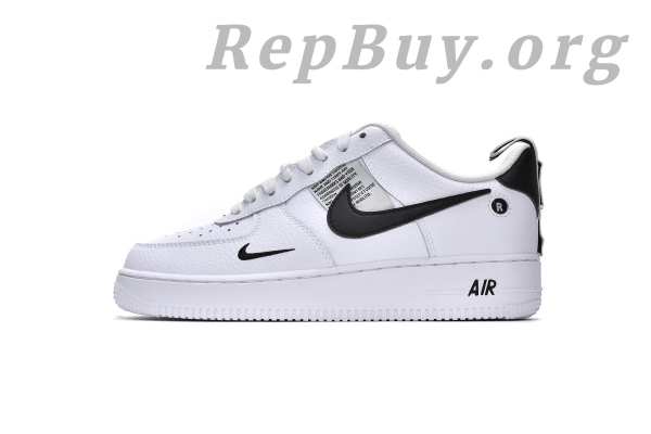 Top Version Nike Air Force 1 Low Utility White Black AJ7747-100 - 图片 2