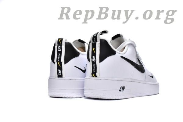 Top Version Nike Air Force 1 Low Utility White Black AJ7747-100 - 图片 6