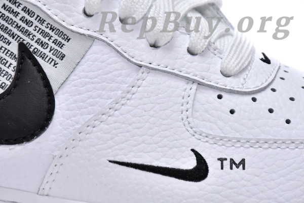 Top Version Nike Air Force 1 Low Utility White Black AJ7747-100 - 图片 10
