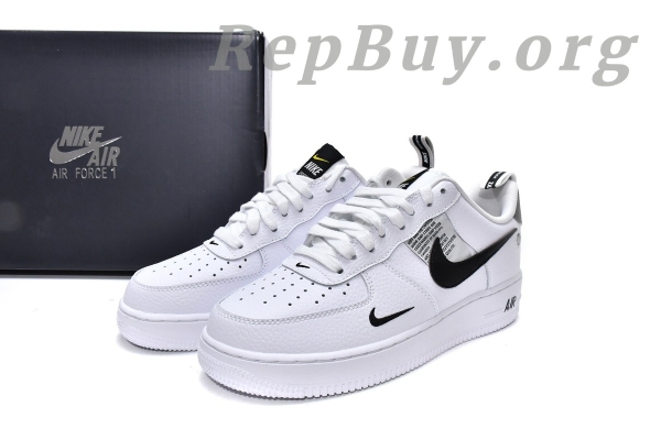Top Version Nike Air Force 1 Low Utility White Black AJ7747-100 - 图片 19