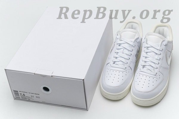 Top Version Nike Air Force 1 Low Virgil Abloh Off-White (AF100) AO4297-100 - Image 21
