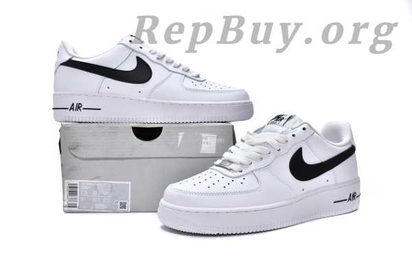 Top Version Nike Air Force 1 Low White Black (2020) CJ0952-100 - 图片 15