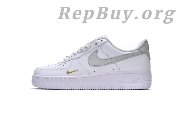 Top Version Nike Air Force 1 Low White Grey Gold (W) CZ0270-106 - Image 2