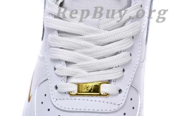 Top Version Nike Air Force 1 Low White Grey Gold (W) CZ0270-106 - Image 17