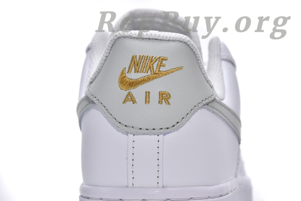 Top Version Nike Air Force 1 Low White Grey Gold (W) CZ0270-106 - Image 12