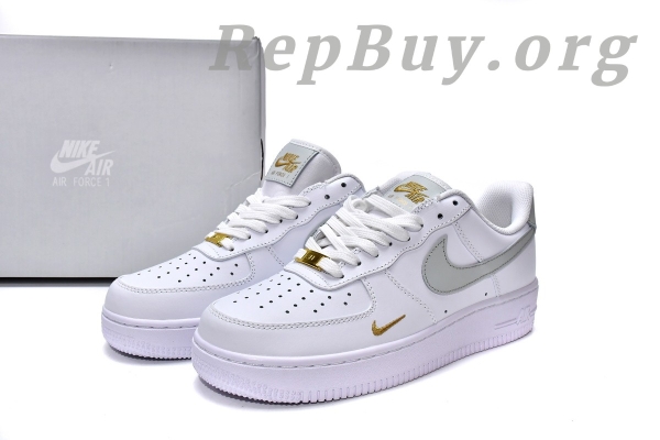 Top Version Nike Air Force 1 Low White Grey Gold (W) CZ0270-106 - Image 19