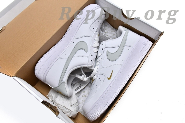 Top Version Nike Air Force 1 Low White Grey Gold (W) CZ0270-106 - Image 18