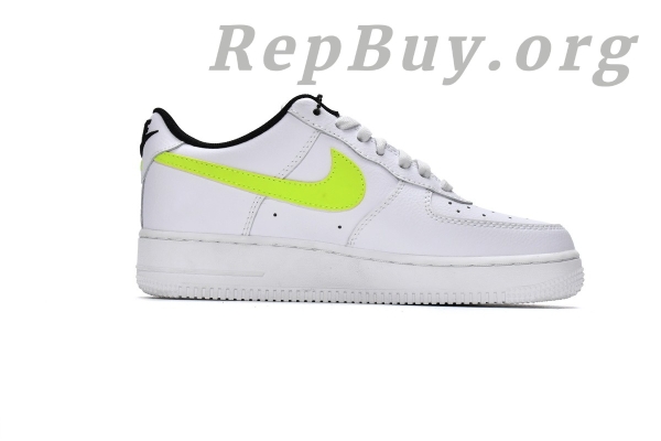 Top Version Nike Air Force 1 Low Worldwide White Barely Volt (GS) CN8536-100 - Image 3