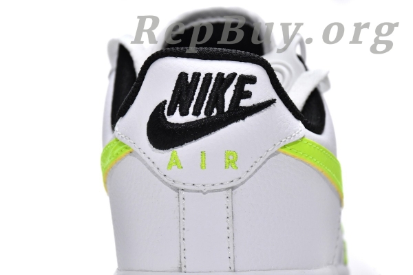 Top Version Nike Air Force 1 Low Worldwide White Barely Volt (GS) CN8536-100 - Image 7