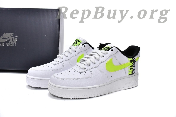 Top Version Nike Air Force 1 Low Worldwide White Barely Volt (GS) CN8536-100 - Image 19