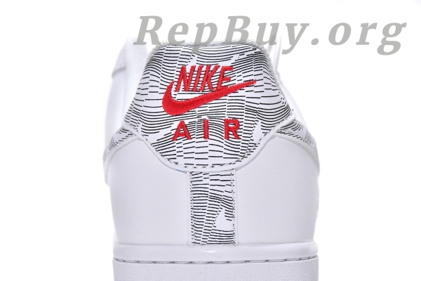 Top Version Nike Air Force 1 Low Topography Pack White University Red DH3941-100 - Image 7