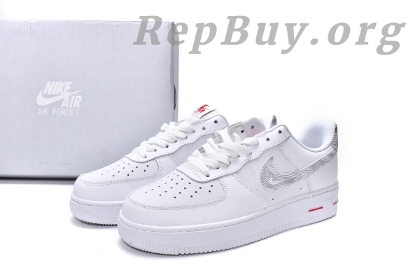 Top Version Nike Air Force 1 Low Topography Pack White University Red DH3941-100 - Image 19
