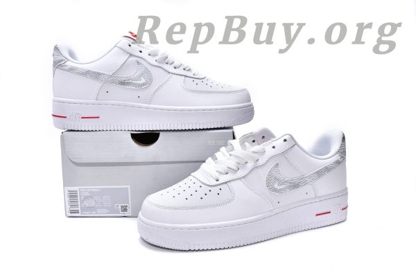 Top Version Nike Air Force 1 Low Topography Pack White University Red DH3941-100 - Image 20