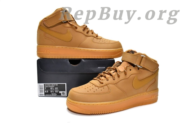 Top Version Nike Air Force 1 Mid '07 Flax (2022) DJ9158-200 - 图片 20