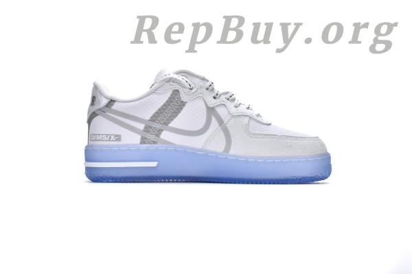 Top Version Nike Air Force 1 React White Light Bone CQ8879-100 - 图片 3