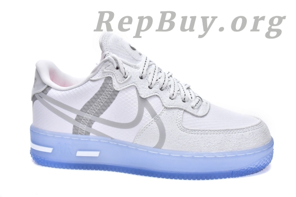 Top Version Nike Air Force 1 React White Light Bone CQ8879-100 - 图片 4