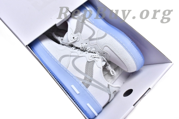 Top Version Nike Air Force 1 React White Light Bone CQ8879-100 - 图片 18