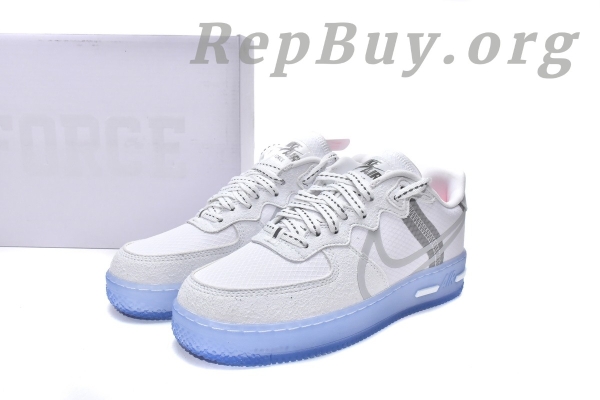 Top Version Nike Air Force 1 React White Light Bone CQ8879-100 - 图片 19