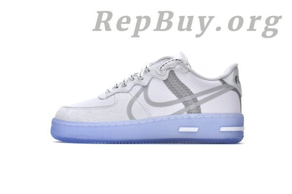 Top Version Nike Air Force 1 React White Light Bone CQ8879-100