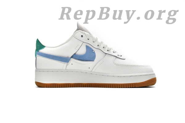 Top Version Nike Air Force 1 Vandalized Sail Mystic Green (W) BV0740-100 - Image 3
