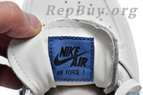 Top Version Nike Air Force 1 Vandalized Sail Mystic Green (W) BV0740-100 - Image 16
