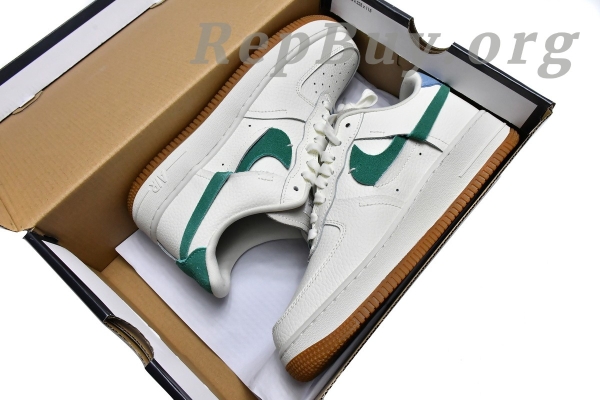 Top Version Nike Air Force 1 Vandalized Sail Mystic Green (W) BV0740-100 - Image 17