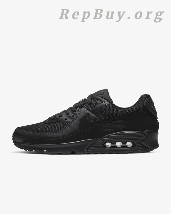Nike Air Max 90 Leather Triple Black CZ5594-001