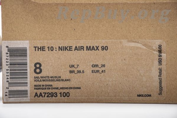 Nike Air Max 90 OFF-WHITE AA7293-100 - 图片 21