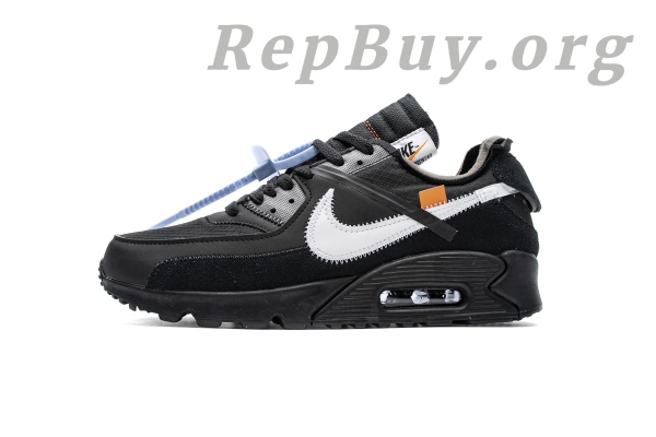 Nike Air Max 90 OFF-WHITE Black AA7293-001 - 图片 3