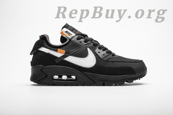 Nike Air Max 90 OFF-WHITE Black AA7293-001 - 图片 4