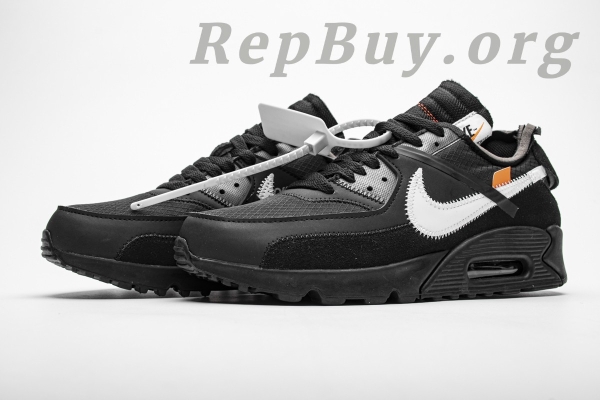 Nike Air Max 90 OFF-WHITE Black AA7293-001 - 图片 5