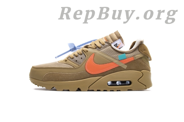 Nike Air Max 90 OFF-WHITE Desert Ore AA7293-200 - 图片 2